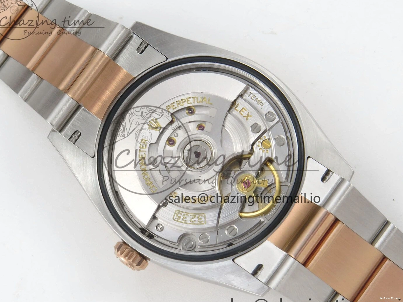 0415 DateJust 36 SS RG ARF 1:1 Best Edition 904L Steel White Stick Dial on Oyster Bracelet SH FashionForward 84